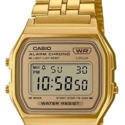 Reloj Casio Retro Collection completamento dorado, A158WETG-9AEF.