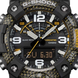 Reloj G-Shock Mudmaster Carbon Core Guard en negro y amarillo, GG-B100Y-1AER.