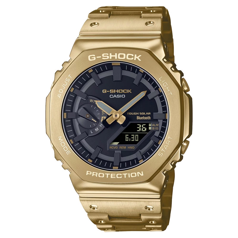 Reloj G-Shock Pro de hombre en acero dorado, GM-B2100GD-9AER.