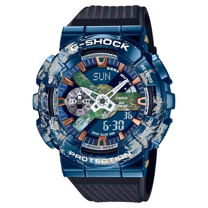 Reloj G-Shock de hombres edición especial con diseño EARTH, GM-110EARTH-1AER.