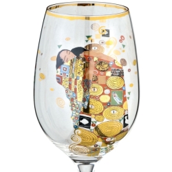 Copa de vino "El abrazo" de Gustav Klimt, Goeble
