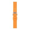 Correa original de Tissot en silicona naranja, 22 mms., T852047918.
