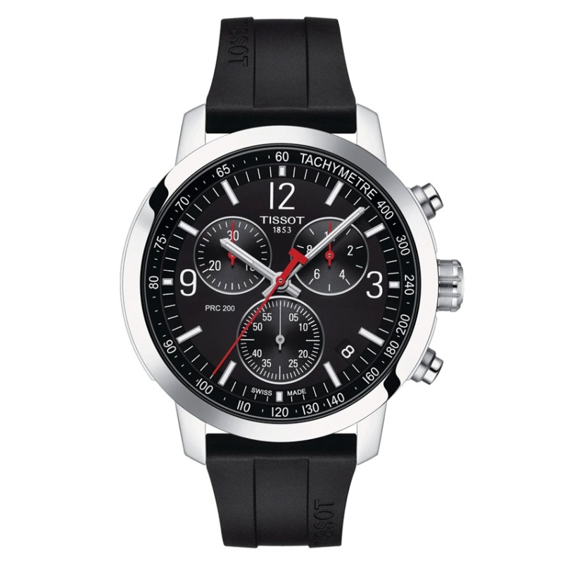 Reloj Tissot PRC 200 Chronograph de hombre con caucho, T1144171705700.