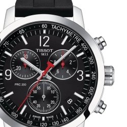 Reloj Tissot PRC 200 Chronograph de hombre con caucho, T1144171705700.