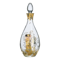 Botella de cristal "La expectativa" de Gustav Klimt, Goebel