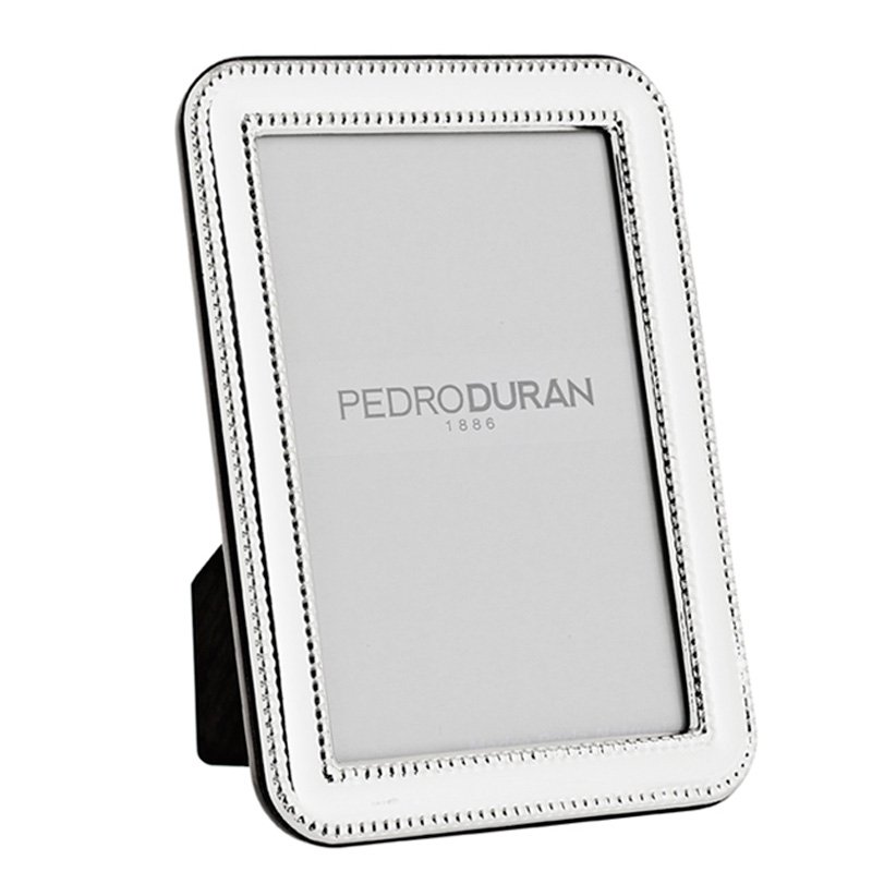 Marco de fotos de Pedro Durán en plata bilaminada 20x25, Venus 07500345.
