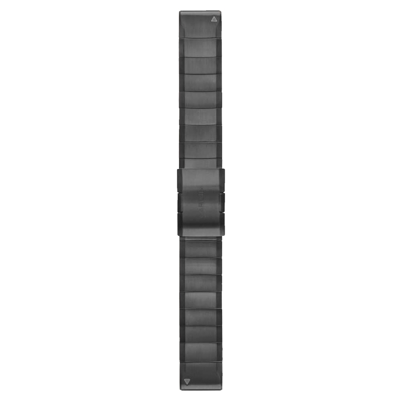 Brazalete de titanio Garmin gris carbón DLC, 22 mm, 010-12740-02.