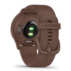 Reloj Garmin vívomove® Sport en marrón y light gold, 010-02566-02.