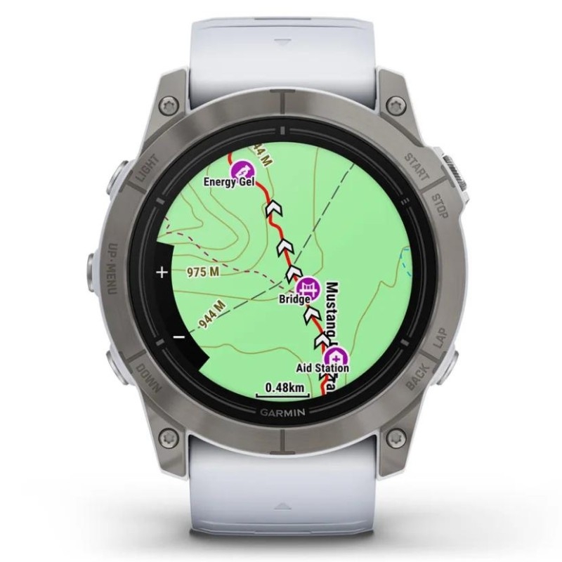 Reloj inteligente Garmin epix™ Pro (Gen 2) Sapphire blanco, 010-02804-11.