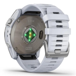 Reloj inteligente Garmin epix™ Pro (Gen 2) Sapphire blanco, 010-02804-11.