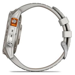 Reloj inteligente Garmin fēnix® 7 Pro Zafrio Solar en gris/naranja, 010-02777-21.