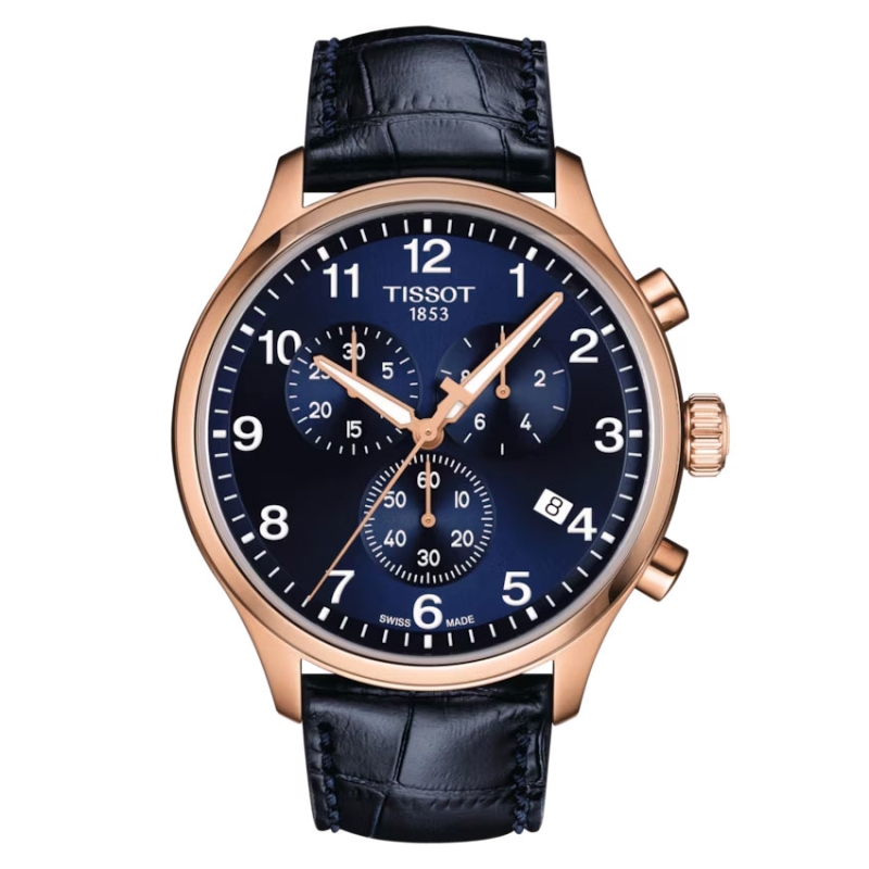 Reloj Tissot Chrono XL cronómetro, rosado y azul, T1166173604200.
