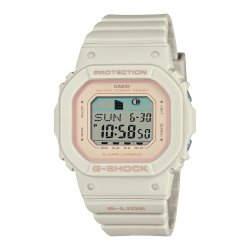 Reloj G-Shock G-Lide de mujer en beige y rosa claro, GLX-S5600-7ER.