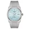 Reloj Tissot PRX Powermatic 80 en acero y esfera celeste, T1374071135100.