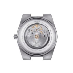 Reloj Tissot PRX Powermatic 80 en acero y esfera celeste, T1374071135100.