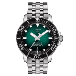 Reloj Tissot Seastar 1000 Powermatic 80 con esfera verde, T1204071109101.