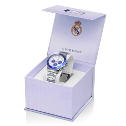 Reloj Viceroy Hombre Real Madrid multifunción en acero, 41137-05.