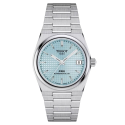 Reloj Tissot PRX Powermatic 80 35 mm esfera celeste, T1372071135100.