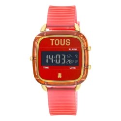 Reloj Tous D-Logo Fresh policarbonato en rojo, 200351064.