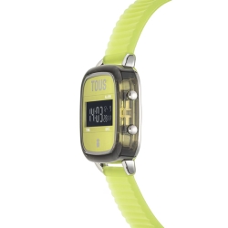 Reloj Tous D-Logo Fresh policarbonato en verde lima, 200351057.