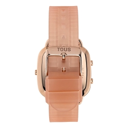 Reloj Tous D-Logo Fresh policarbonato naranja con rosado, 200351063.