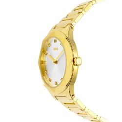 Reloj Tous Karat Oval dorado y circonitas en esfera, 200351055.