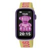 Reloj inteligente Tous T-Band morado con correa verde/fucsia, 200351089.