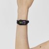 Reloj inteligente Tous T-Band negro con correa de nylon rosa/negra, 200351088.