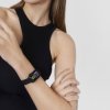 ⇨ Reloj Tous T-Band negro con correa de nylon rosa/negra, 200351088.