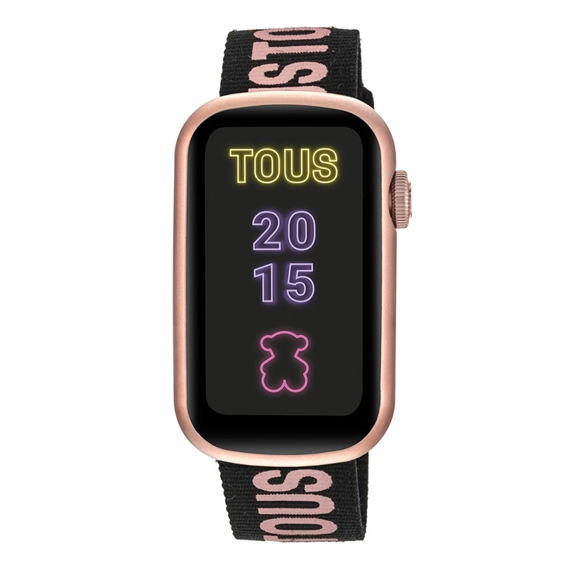 ⇨ Reloj inteligente Tous T-Band con caja rosé y 2 correas, 200351092.
