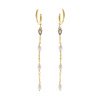 Pendientes de plata dorada y perlas de Salvatore Plata, 163A0492.