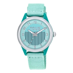 Reloj Tous Vibrant Mini eco-friendly en verde menta, 200351085.