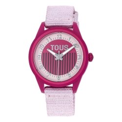 Reloj Tous Vibrant Mini de chicas eco-friendly en rosa, 200351086.