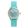 Reloj Viceroy Ecosolar de mujer en verde y dorado, 41114-67.