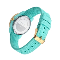 Reloj Viceroy Ecosolar de mujer en verde y dorado, 41114-67.