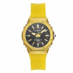 Reloj Viceroy Heat Colors amarillo con correa de silicona, 41131-27.