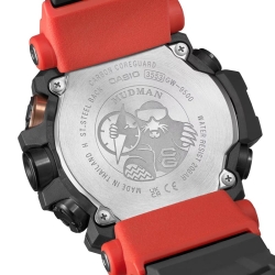 Reloj G-Shock Mudman Solar Triple Sensor negro y rojo, GW-9500-1A4ER.