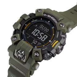 Reloj G-Shock Mudman Solar y Triple Sensor, verde y amarillo, GW-9500-3ER.