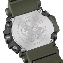 Reloj G-Shock Mudman Solar y Triple Sensor, verde y amarillo, GW-9500-3ER.
