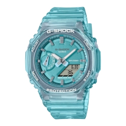 Reloj G-Shock S Series azul metálico translúcido, GMA-S2100SK-2AER.