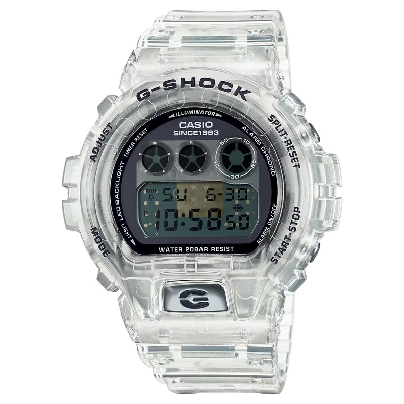 Reloj G-Shock 40º Aniversario Serie 6900 transparente, DW-6940RX-7ER.