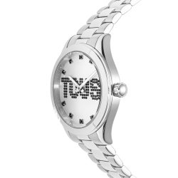 Reloj Tous T-Logo en acero y cristales negros en esfera, 200351111.