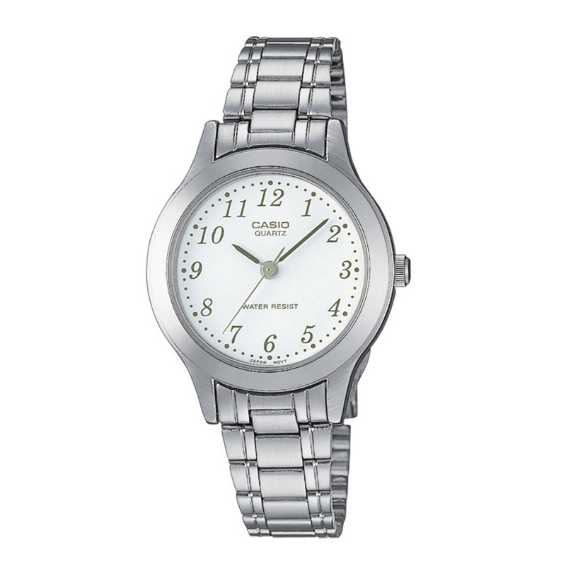 Reloj Casio de mujer plateado de estilo clásico, LTP-1128PA-7BEF.