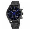 Reloj Lotus Chrono de hombre en negro con detalles azules, 18700/3.