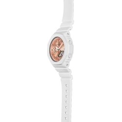 Reloj G-Shock Serie S en blanco y esfera rosé, GMA-S2100MD-7AER.