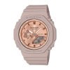 Reloj G-Shock Serie S en resina nude y esfera rosé, GMA-S2100MD-4AER.