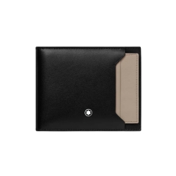 Cartera Montblanc Meisterstück Soft 6 tarjetas y portatarjetas extraíble, 131250.