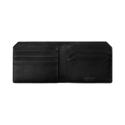 Cartera Montblanc Meisterstück Soft piel negra con 6 tarjetas, 130048.