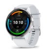 Reloj Garmin Venu® 3 en blanco con bisel de acero, 010-02784-00.