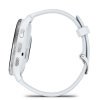 Reloj Garmin Venu® 3 en blanco con bisel de acero, 010-02784-00.